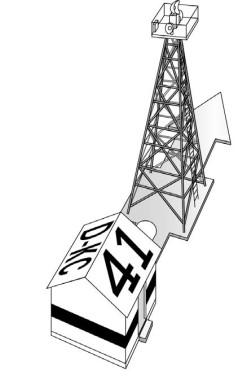 A standard airway beacon tower. Image courtesy Federal Aviation Administration.