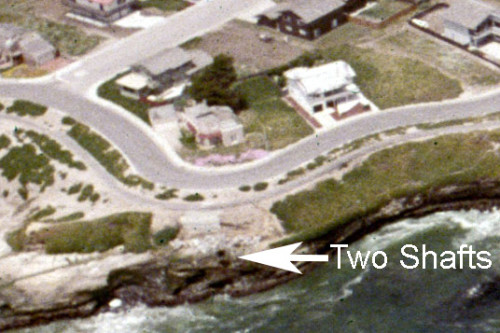 The shafts in 1979. Picture © Kenneth and Gabrielle Adelman, California Coastal Records Project. www.Californiacoastline.org