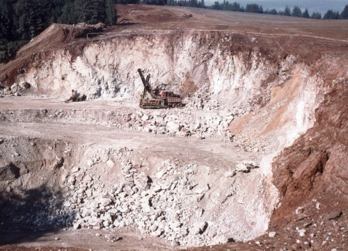 The Lower Quarry in the late 1950s. Photo courtesy of Harry Mayo.