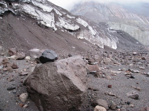 Crater Glacier in 2011. Photo by J. Brew