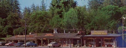 The Skywood Center at Skylonda in 1960. Photo courtesy Janet Schwind.