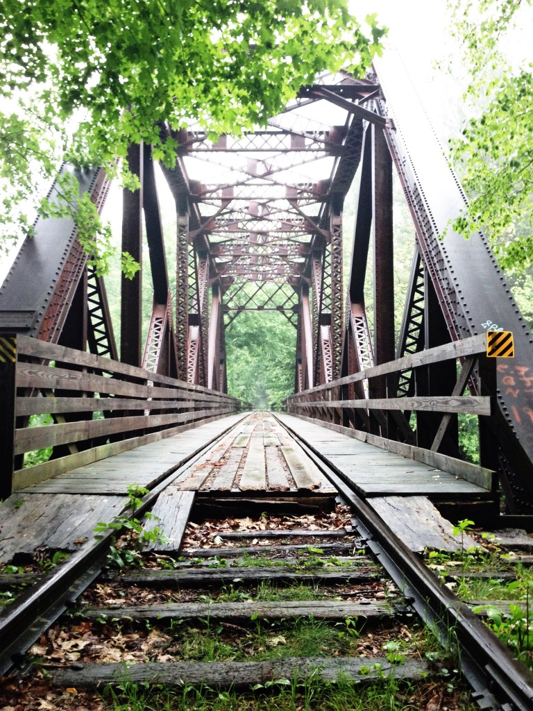 Train bridge over Ossipee Lake in NH. Photo by Sibas Carvajal.