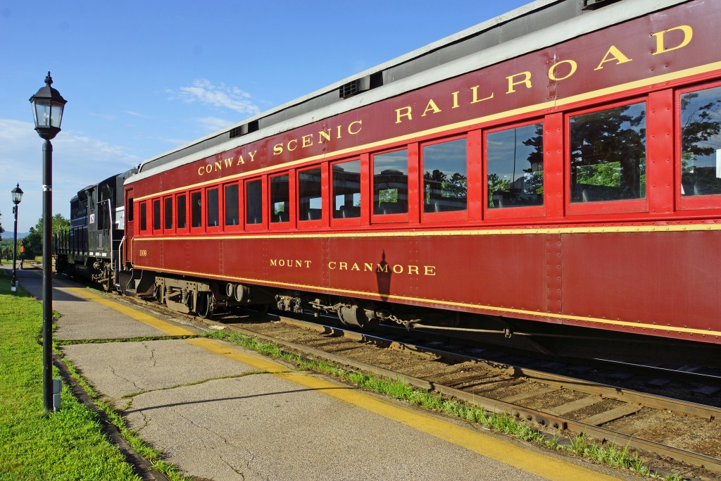 Conway Scenic Railroad car. Photo by Dennis Jarvis.