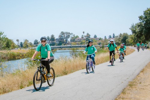 Walking, biking and other recreational activities are popular on the Santa Cruz Riverwalk. Photo courtesy and © of Crystal Birns Photography.