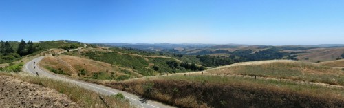 Panoramic of Skyline Boulevard (Highway 35). Photo: Jawed Karim CC BY 3.0