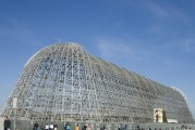 Moffett Field’s Hangar One Goes from Navy’s Dirigibles to Google’s Robots