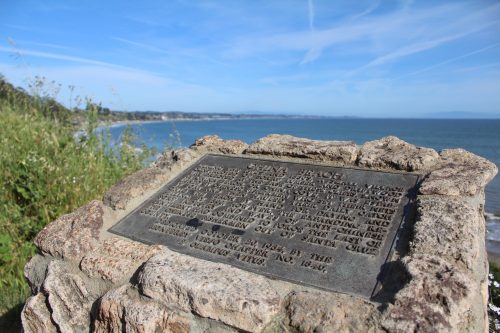 China Beach Plaque at New Brighton State Beach. Photo: Lauren McEvoy/Mobile Ranger